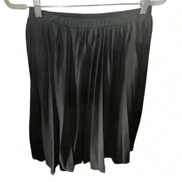 Segment size medium black pleated‎ knit skirt. NWOT. No wrinkle. Classic style - Picture 1 of 5